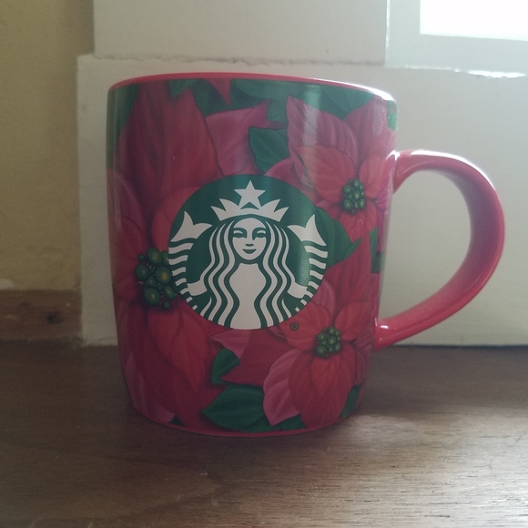 Starbucks 2020 Holiday Poinsettia Mug 12oz - Picture 9 of 9